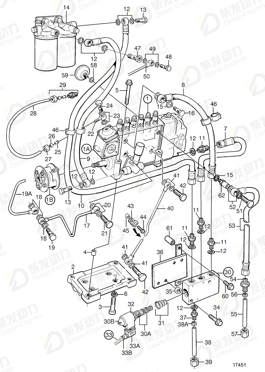 VOLVO Valve 866698 Drawing